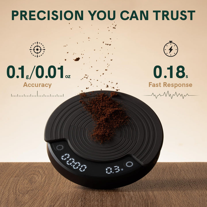 Kaffeewaage mit Timer 2kg/0,1g Präzision 3 Brühmodi - Bild 2