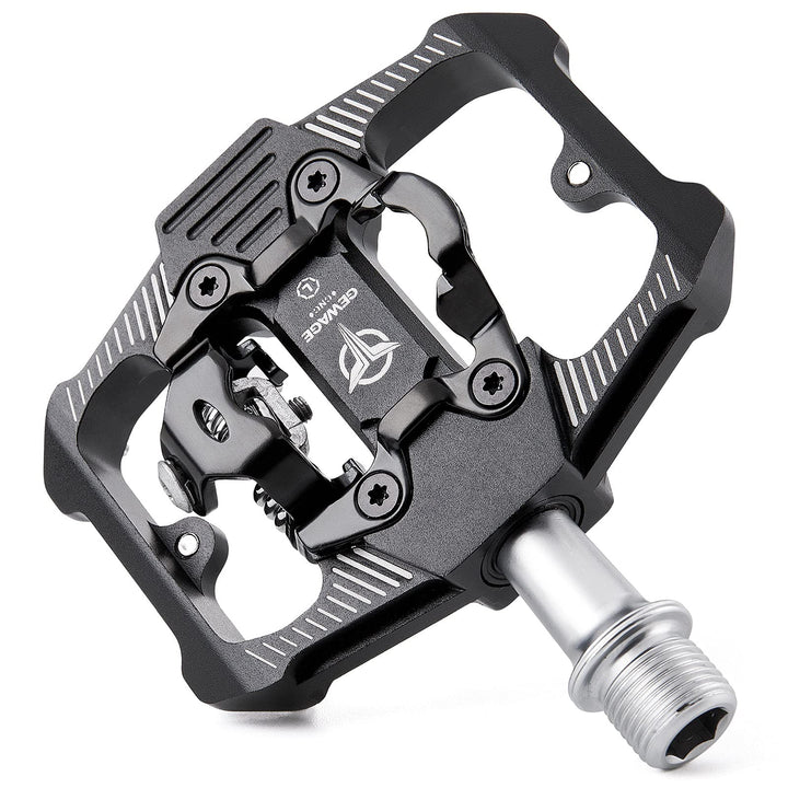 MTB Klickpedale 2-in-1 Aluminium SPD-kompatibel für Plattform und Klick