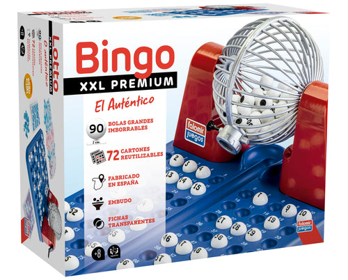 Bingo XXL Tischset Gesellschaftsspiel mehrfarbig für Familien