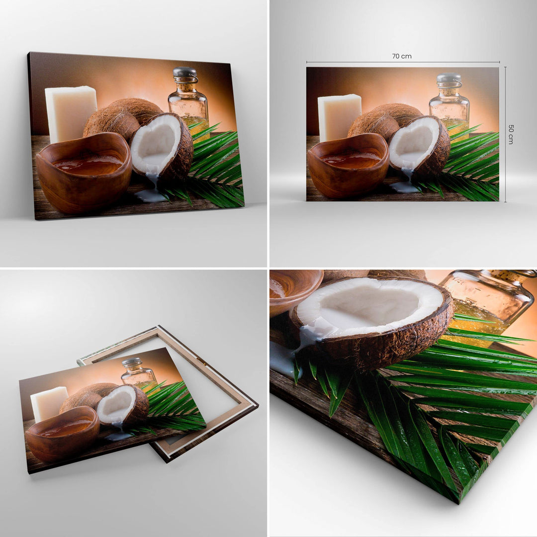 Leinwandbild Küche Gastronomie-Motiv 70x50cm aufhängefertig - Bild 2