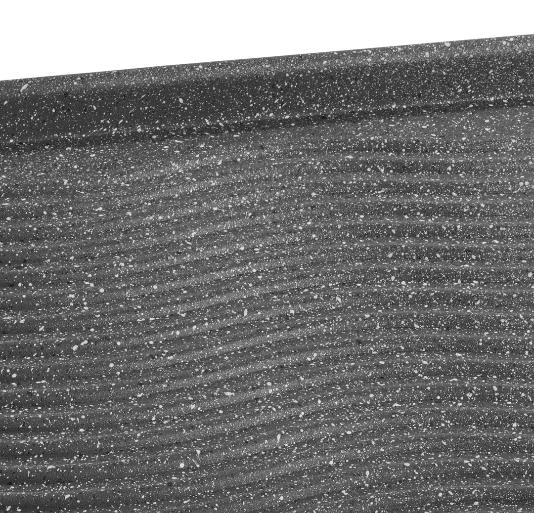Grillplatte Aluguss mit Antihaftbeschichtung 34x26 cm Backofen - Bild 4