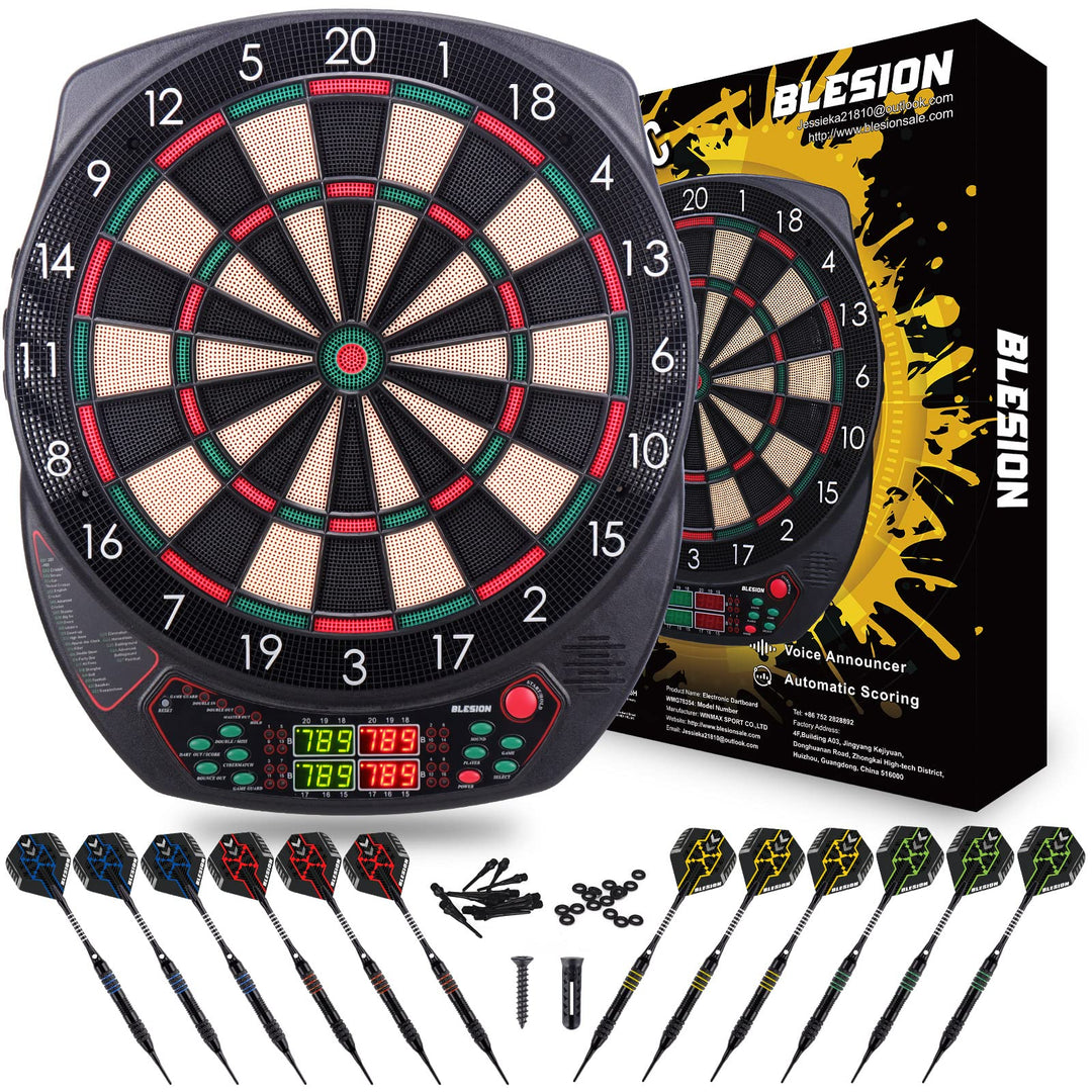 Elektronische Dartscheibe 27 Spiele 259 Variationen fuer bis zu 16 Spieler