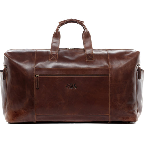 Reisetasche Echtleder XL Weekender Herren braun handgefertigt