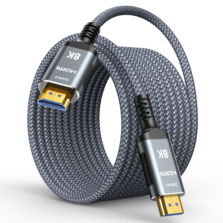 Glasfaser HDMI 2.1 Kabel 20m 8K@60Hz 48Gbps für TV Gaming