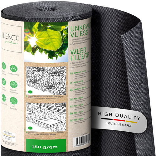 Unkrautvlies 50m² Polypropylen 150g/m² UV-beständig wasserdurchlässig