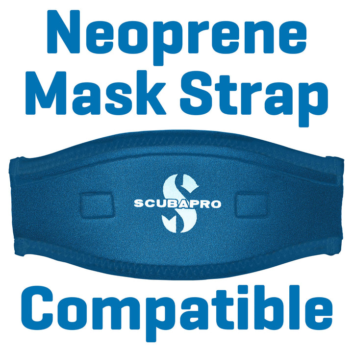 Tauchermaske rahmenlos Einglasmaske grosses Sichtfeld mit Maskenbox - Bild 6