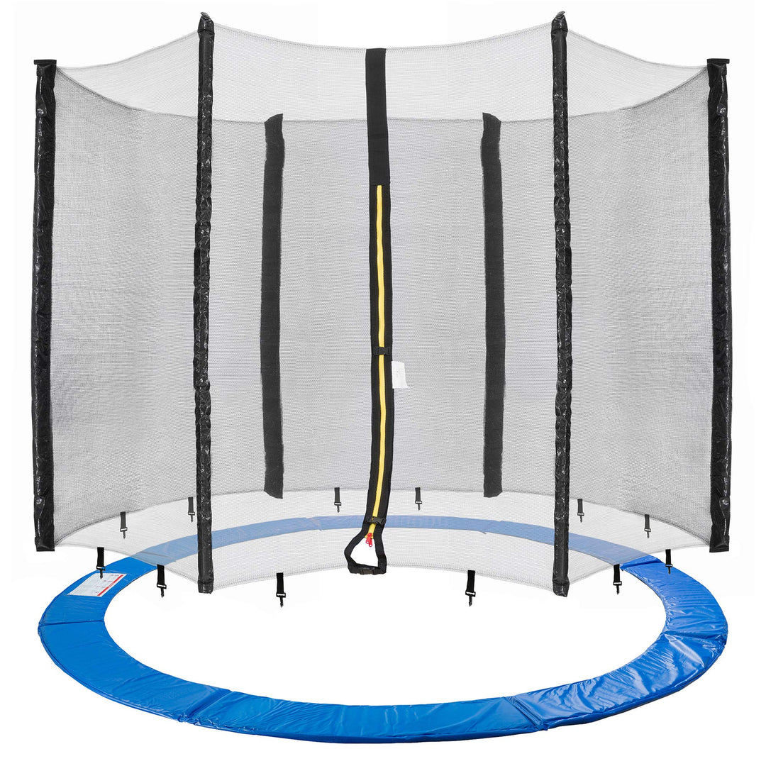 Trampolin Sicherheitsnetz mit Randabdeckung 244/305 cm 6 Stangen