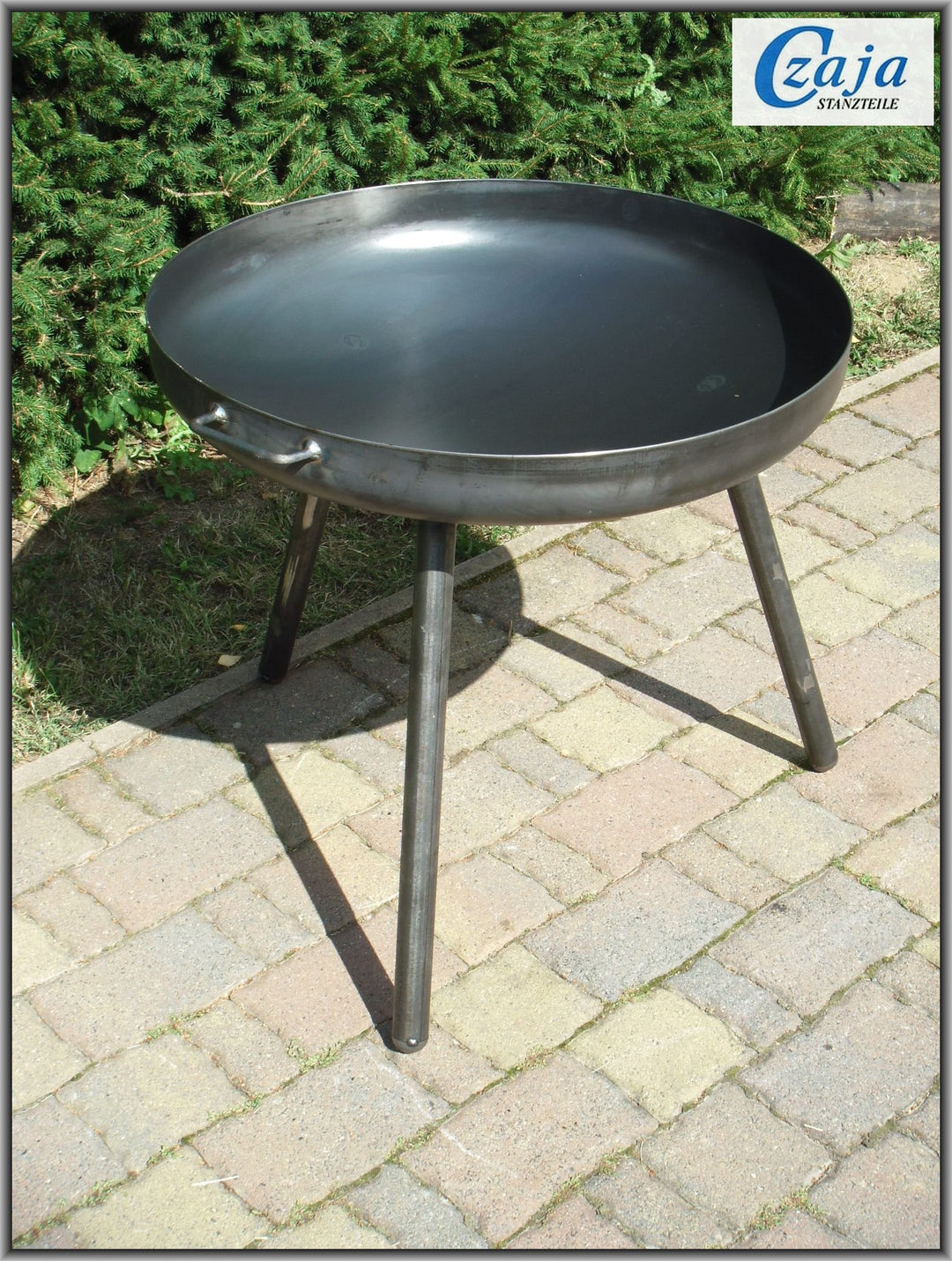 Feuerschale Stahl Ø 80 cm mit abnehmbaren Beinen für Garten - Bild 5