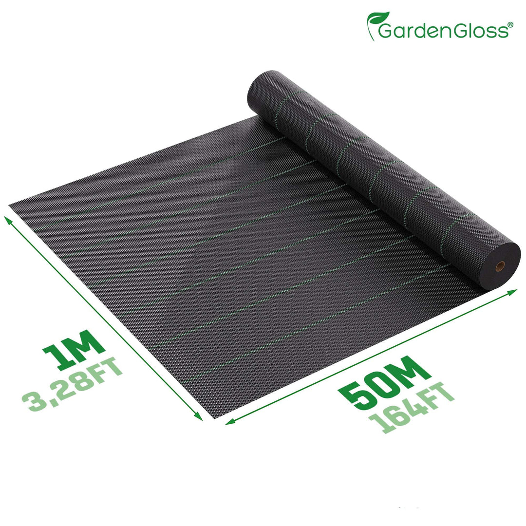 Unkrautvlies 100g/m² wasserdurchlässig UV-stabil 50x1m Rolle - Bild 2