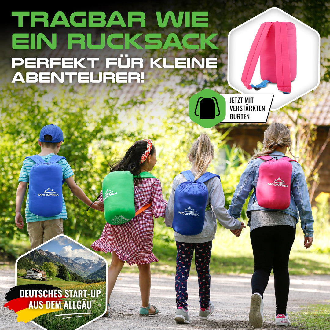 Kinderschlafsack Baumwoll-Innenfutter für Reisen und Camping - Bild 6