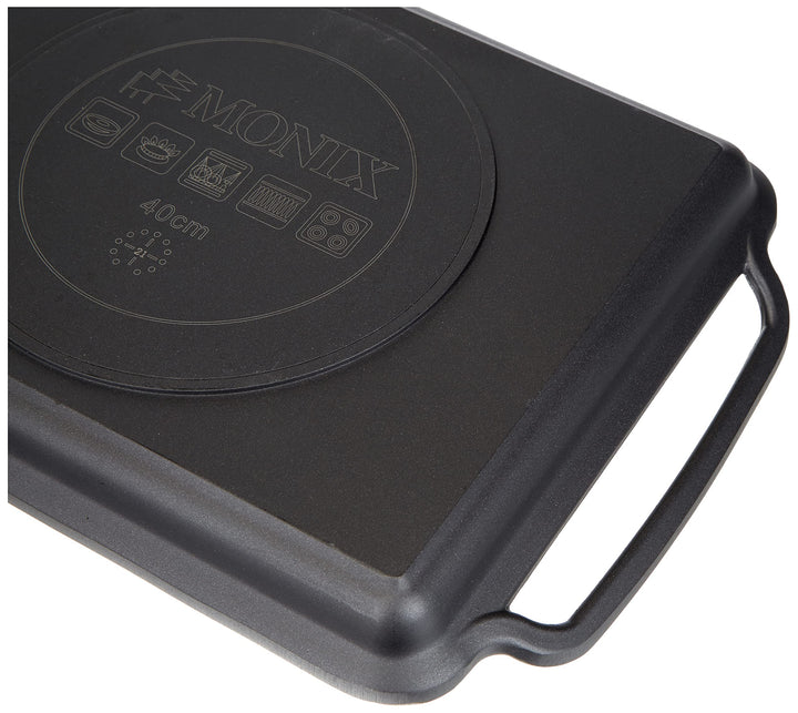Grillplatte Gussaluminium gestreift 40 cm induktionsgeeignet - Bild 3