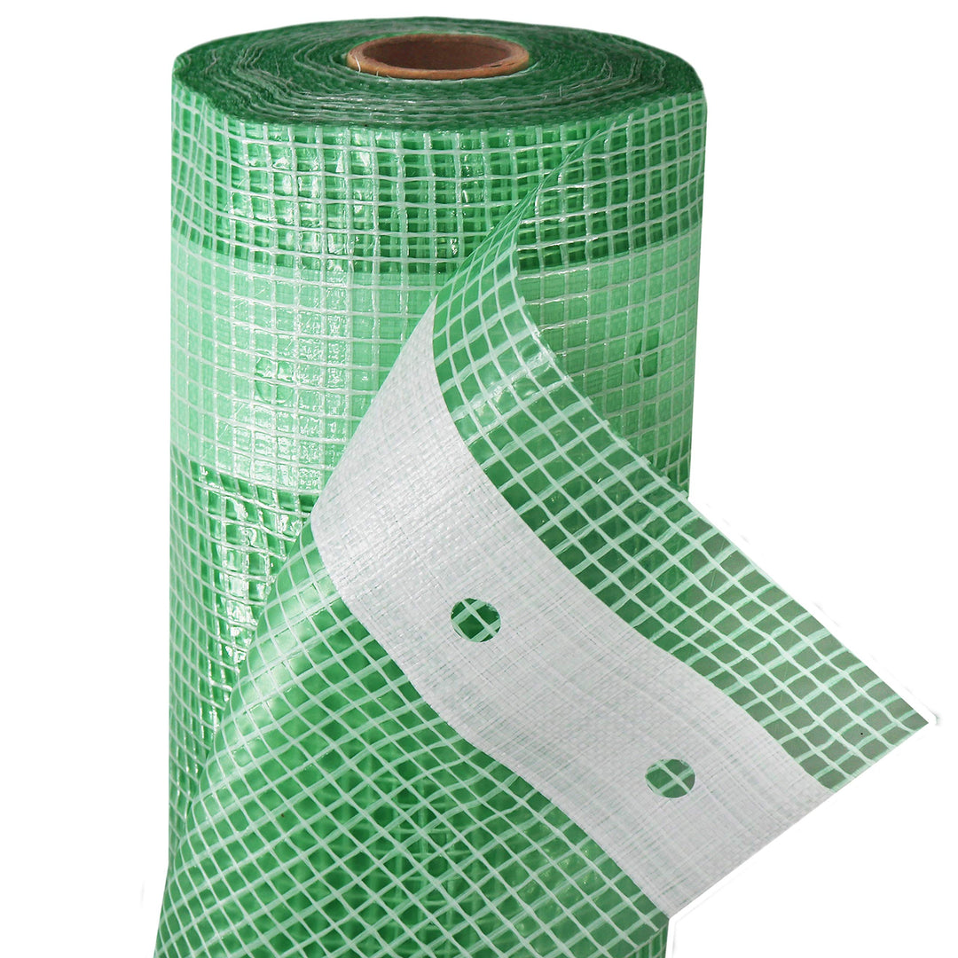 Gewächshausfolie Gittergewebe HDPE grün 3m breit 8m Rolle 250g - Bild 3