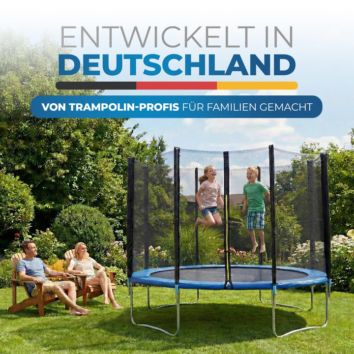 Trampolin Randabdeckung Ø 305 cm, 27 cm breit, UV-beständig, Blau - Bild 7