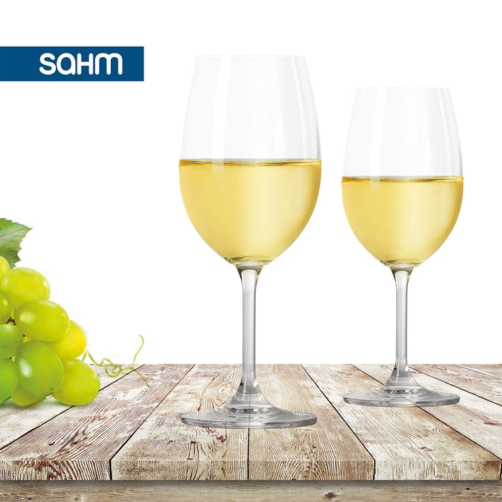Weissweingläser 6er Set Klarglas 450 ml Stielglas Spülmaschinenfest - Bild 2