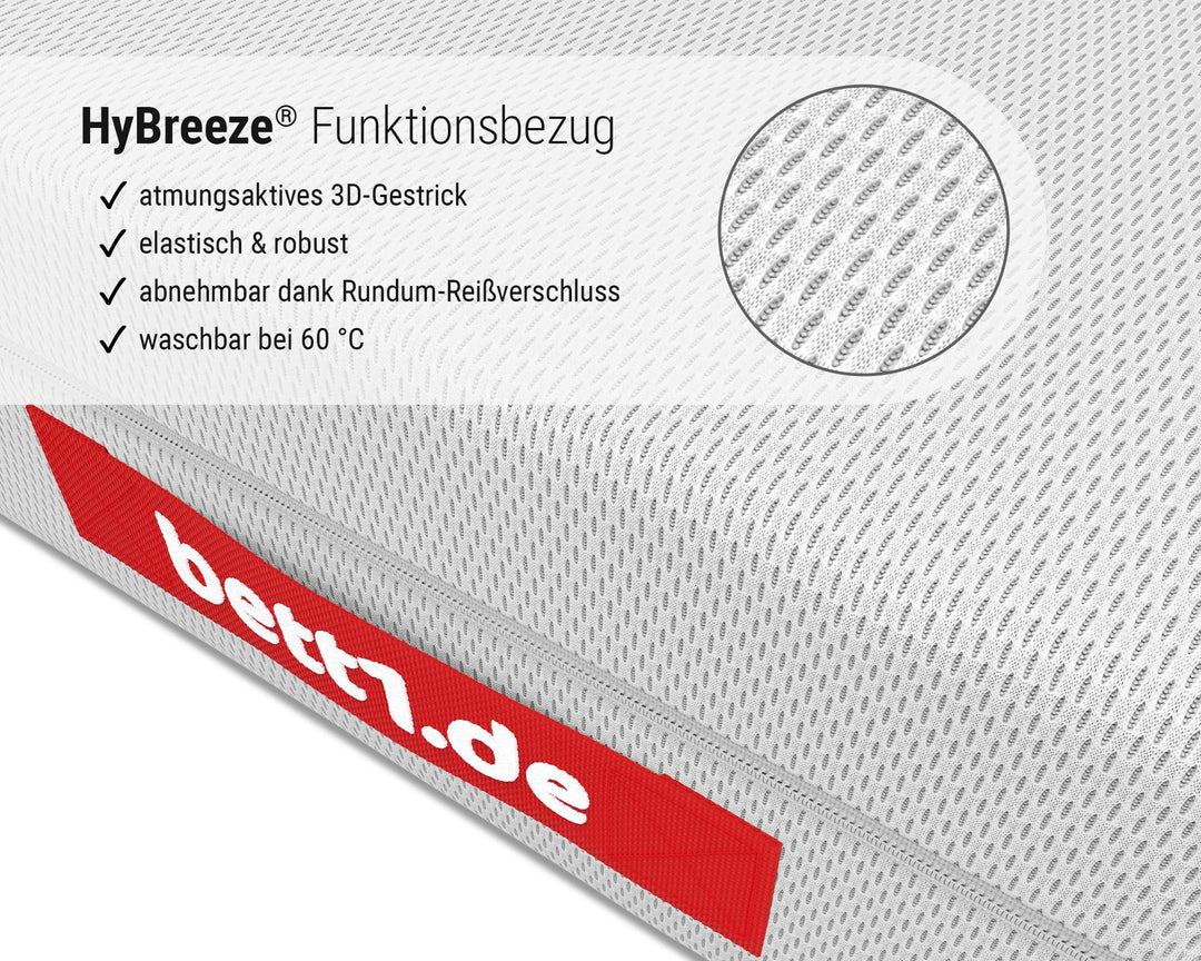 Matratze Weich 90x200 QXSchaum 2in1 Liegehärten mit Ergonomie - Bild 4