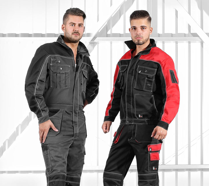 Arbeitshose Herren mit Kniepolstertaschen Blau/Schwarz Grösse 54 - Bild 4