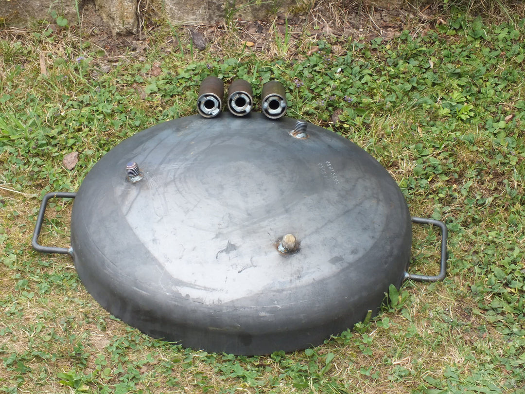 Feuerschale Stahl Ø 55 cm mit abschraubbaren Beinen für Garten - Bild 5