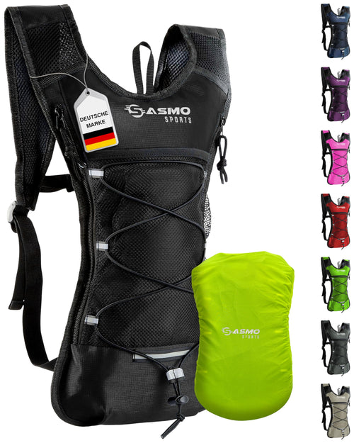 Laufrucksack 6L ultraleicht 300g mit Thermofach & Regenschutz