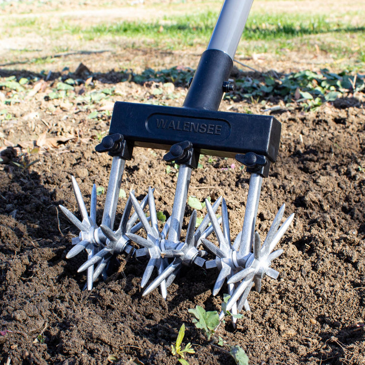 Gartenkultivator rotierend Teleskopstiel 97–173 cm Beetpflege - Bild 9