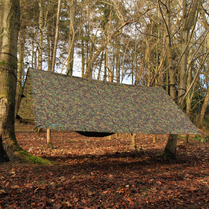 Zeltplane 3,5x3,5m Polyester 3000mm wasserdicht Camping Outdoor - Bild 8