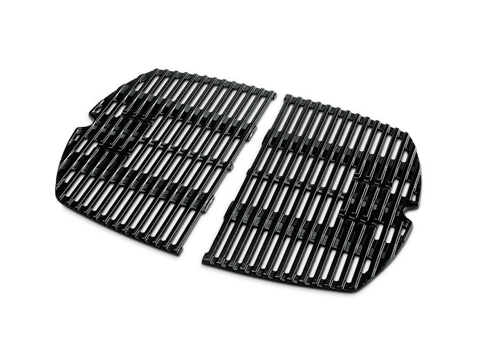 Grillrost Gusseisen zweiteilig für Weber Q 200/2000 Gasgrill - Bild 5