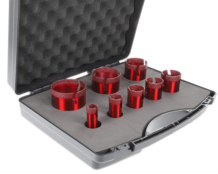 Diamant-Trockenbohrer Set 8-teilig M14 Ø 20–68 mm für Winkelschleifer - Bild 3