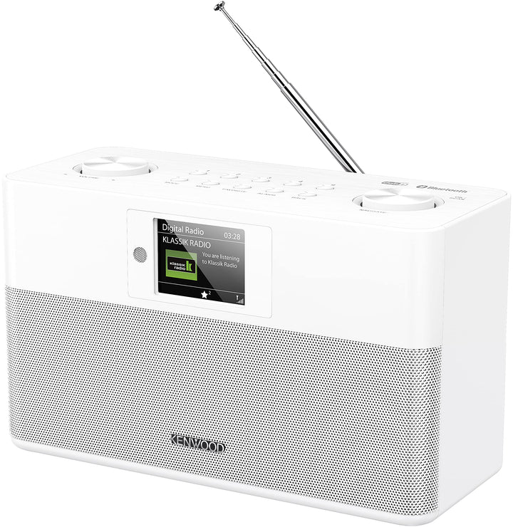 Stereo-Kompaktradio DAB+ Bluetooth 2x10W mit Wecker, weiss - Bild 5