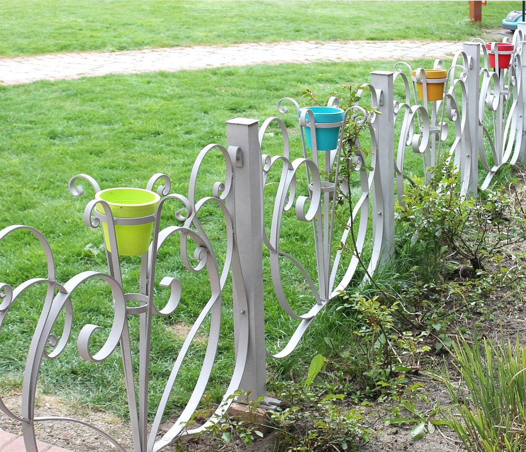 Zaunpfosten Aluminium 80 cm rostfrei für Gartenzaun natur - Bild 8