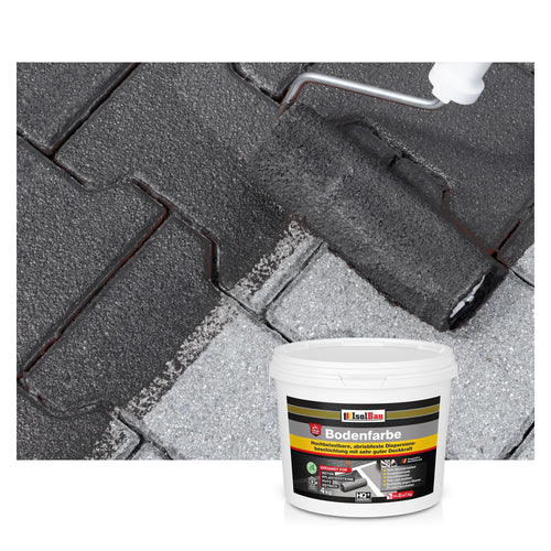 Bodenfarbe Anthrazit 4 kg für Keller, Garage & Terrasse