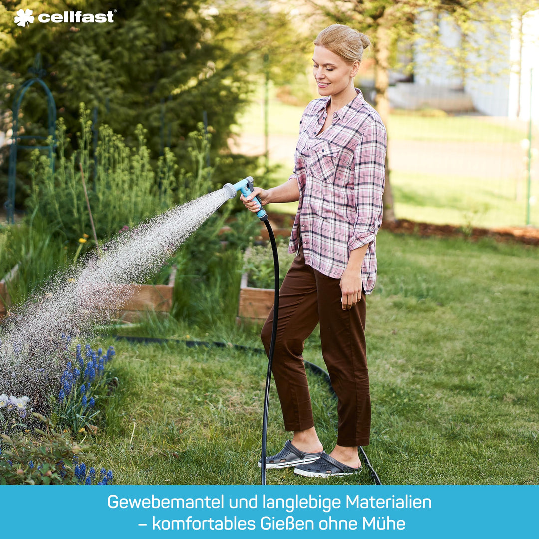 Gartenschlauch-Set dehnbar 7,5–15 m mit Rasensprenger und Lanze - Bild 5