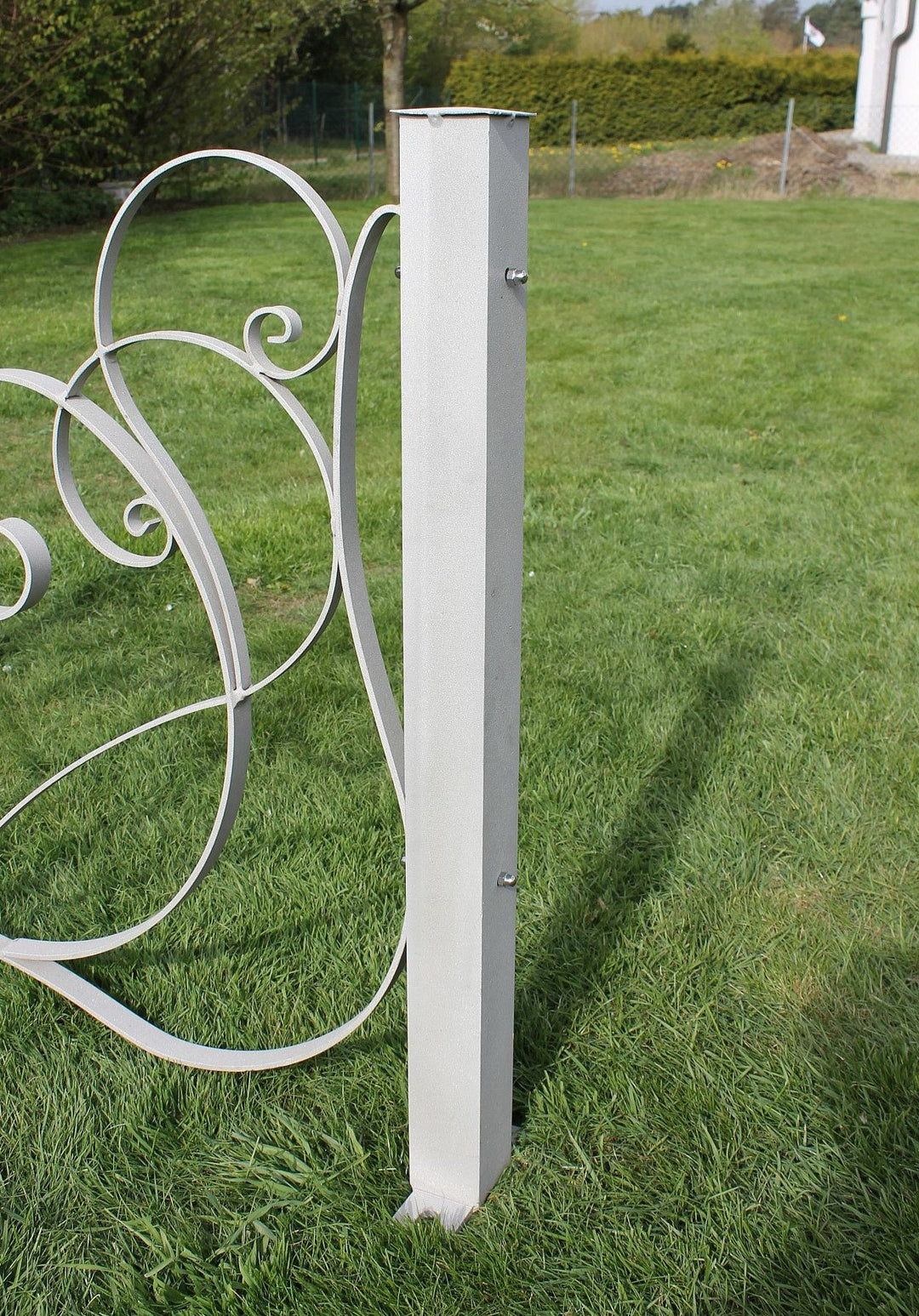 Gartenzaun-Element Aluminium 102x72 cm Alu-Natur Dekorzaun - Bild 5