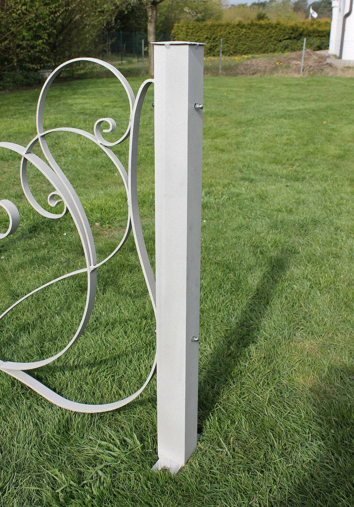 Gartenzaun-Element Aluminium 102x72 cm Alu-Natur Dekorzaun - Bild 5