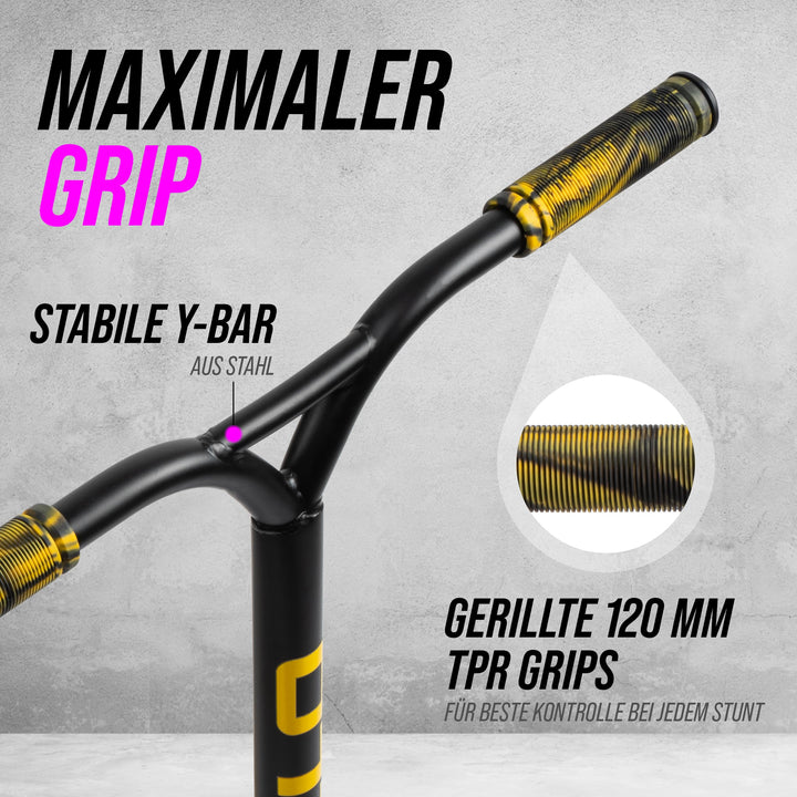 Stunt Scooter Aluminium 110mm Rollen ABEC-9 für Kinder ab 6 - Bild 5
