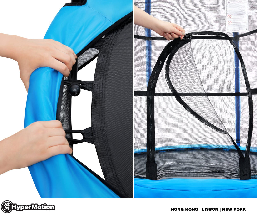 Kindertrampolin 140cm mit Sicherheitsnetz Indoor Outdoor ab 3 Jahre - Bild 4