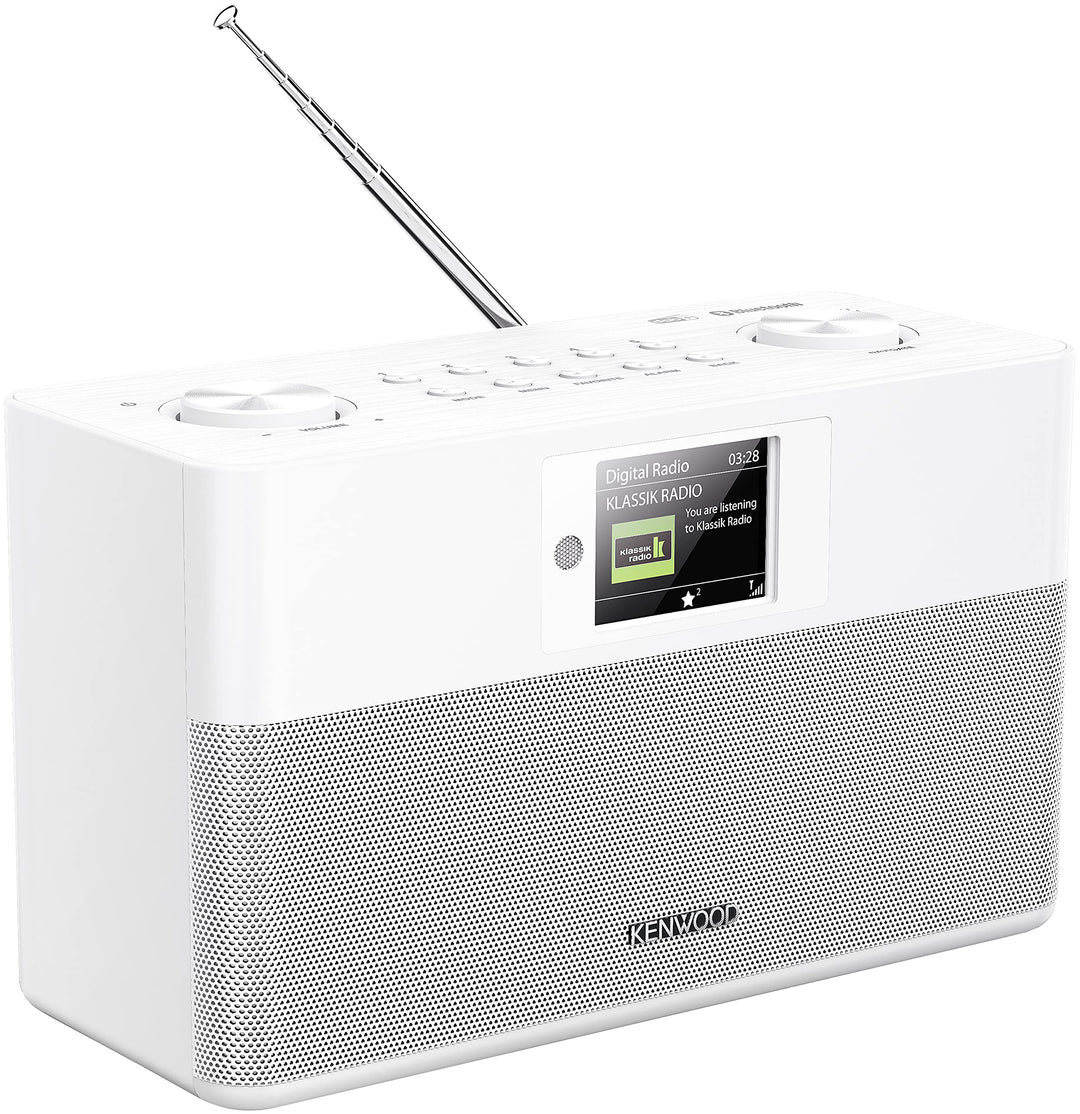 Stereo-Kompaktradio DAB+ Bluetooth 2x10W mit Wecker, weiss - Bild 3