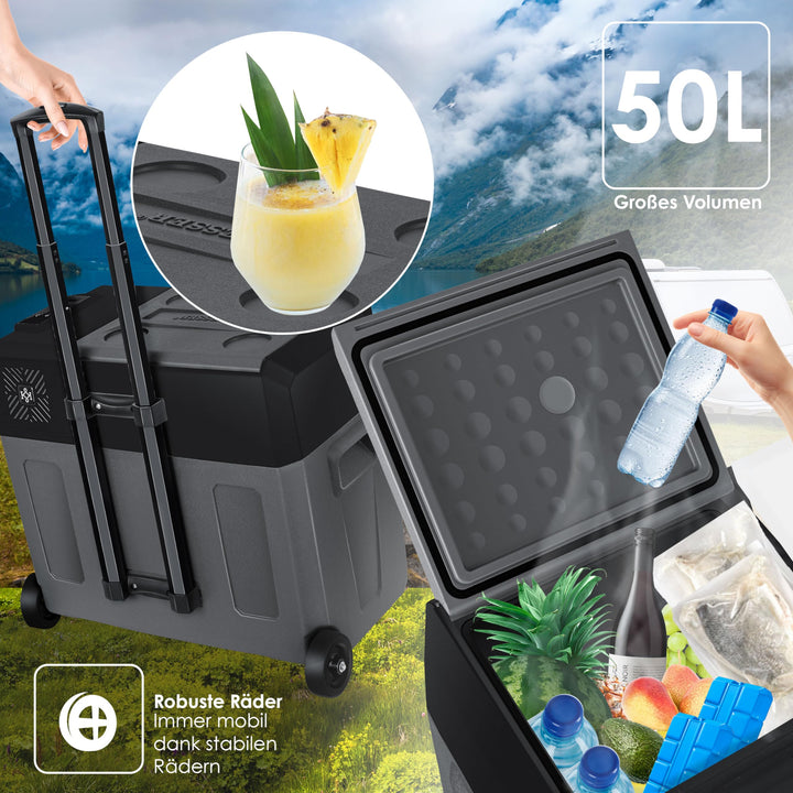 Kompressor-Kühlbox 50 L elektrisch bis -20°C mit App-Steuerung 12/24V 230V - Bild 6