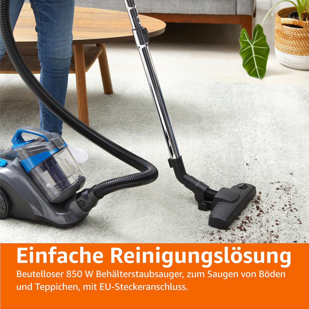Bodenstaubsauger ohne Beutel 850W HEPA 1.7L für Teppich &amp; Hartboden - Bild 7