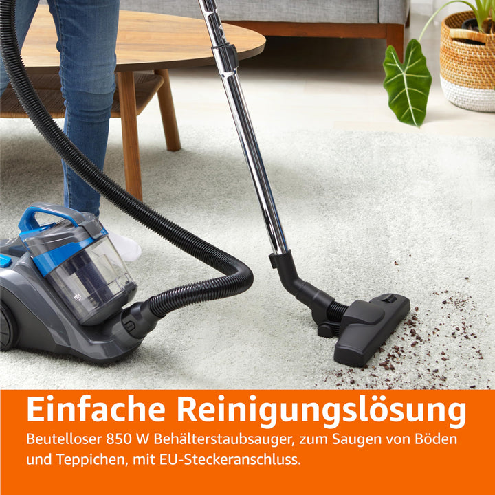 Bodenstaubsauger ohne Beutel 850W HEPA 1.7L für Teppich &amp; Hartboden - Bild 7