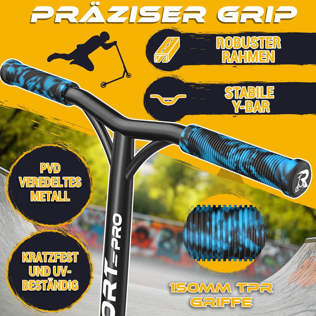 Stunt Scooter Aluminium 110mm ABEC-9 mit Ständer 100kg - Bild 8