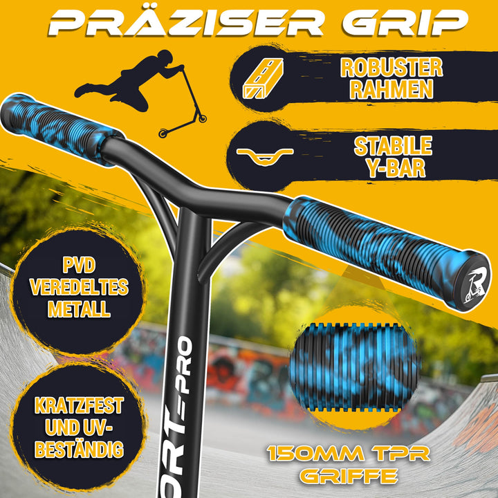 Stunt Scooter Aluminium 110mm ABEC-9 mit Ständer 100kg - Bild 8