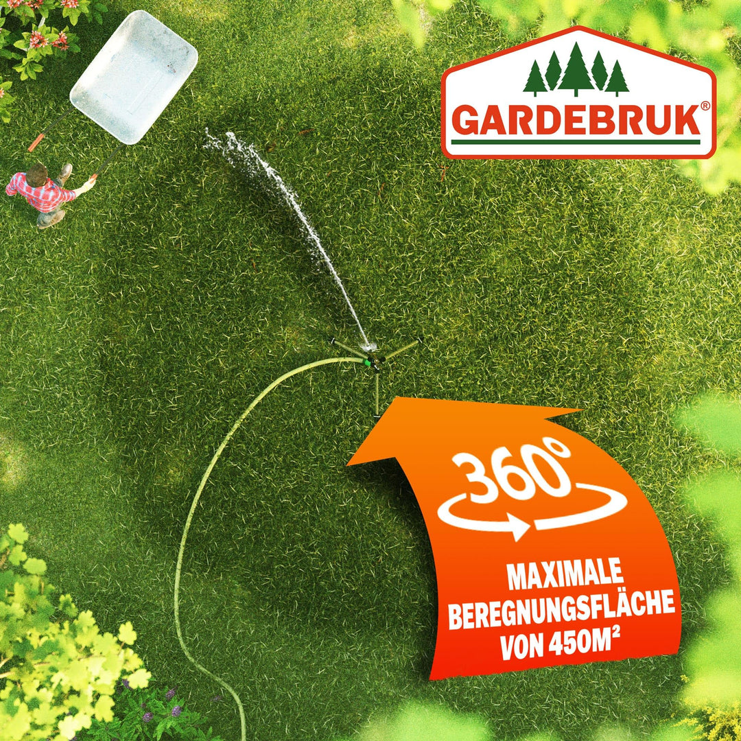 Rasensprinkler mit Teleskopstativ 50–97 cm bis 450 m² Fläche - Bild 6