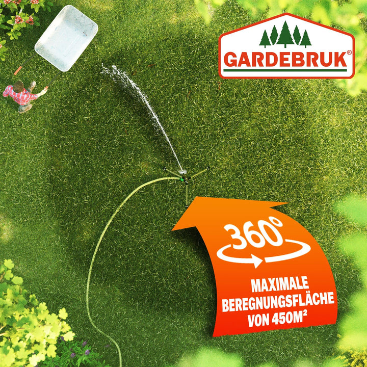 Rasensprinkler mit Teleskopstativ 50–97 cm bis 450 m² Fläche - Bild 6
