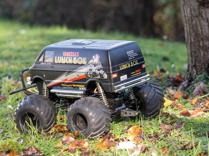 RC Monster Truck Bausatz 1:12 Schwarze Edition mit Wheelie-Bar - Bild 4