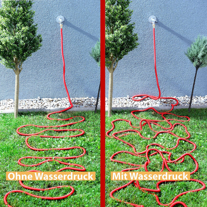 Dehnbarer Gartenschlauch Latex/Polyester mit Alu-Anschlüssen 10–30 m - Bild 4