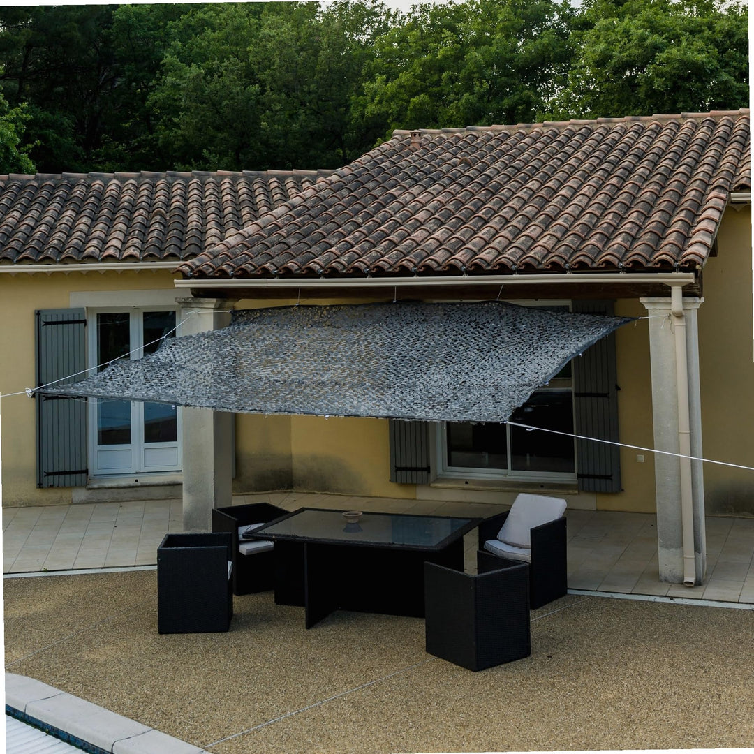 Sonnenschutz-Schattentuch 3x4m Polyester 120g/m² UV-Schutz Garten - Bild 3
