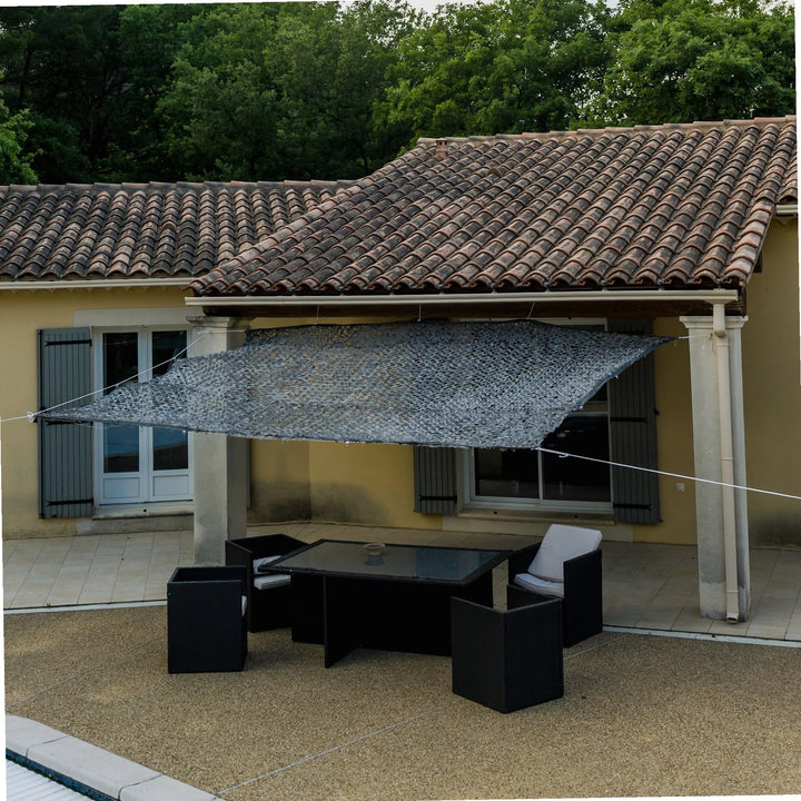 Sonnenschutz-Schattentuch 3x4m Polyester 120g/m² UV-Schutz Garten - Bild 3