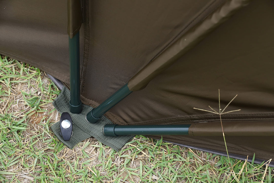 Karpfenzelt 1-2 Personen Bivvy 3,02x2,92x1,65m Schnellaufbau - Bild 8