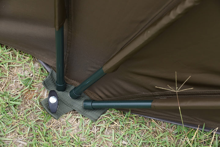 Karpfenzelt 1-2 Personen Bivvy 3,02x2,92x1,65m Schnellaufbau - Bild 8