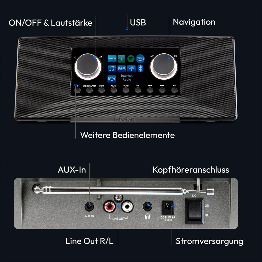 Internetradio DAB+ WLAN mit Spotify Connect und Amazon Music - Bild 8