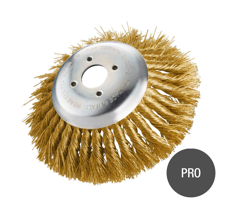 Trimmerbürste Stahlseil für Motorsense 170 mm mit Adapter